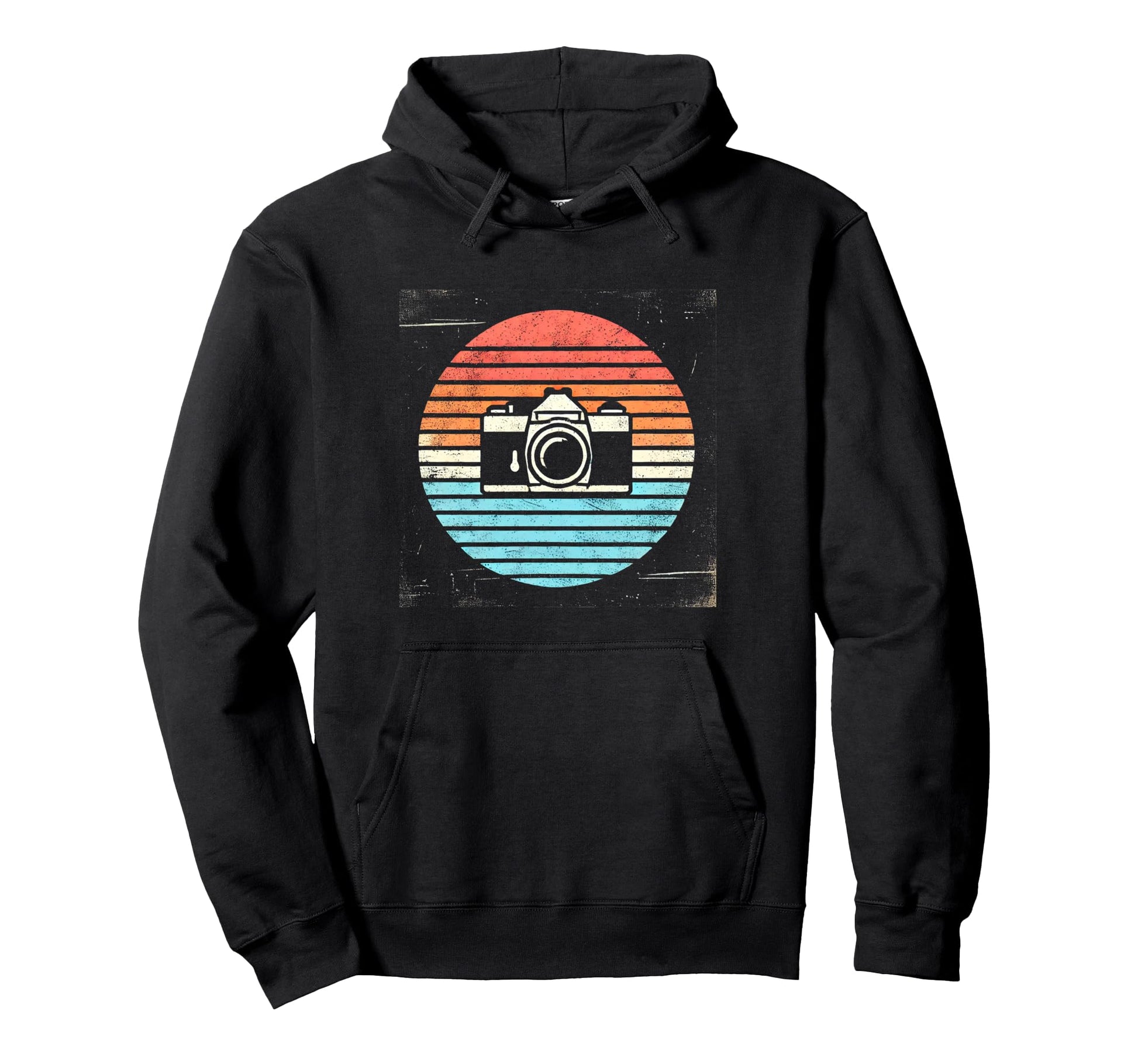 Camera Hoodie - Fun Novelty Design for Adults - T-Shirt, Sweatshirt, Hoodie