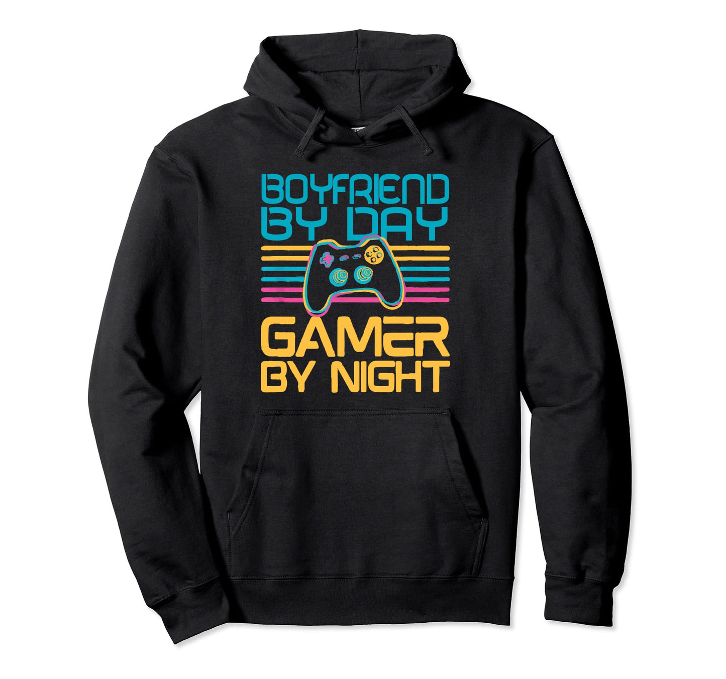 Boyfriend Game Gamer Night Video Gamer Hoodie - Aesthetic Graphic Unisex - T-Shirt, Sweatshirt, Hoodie