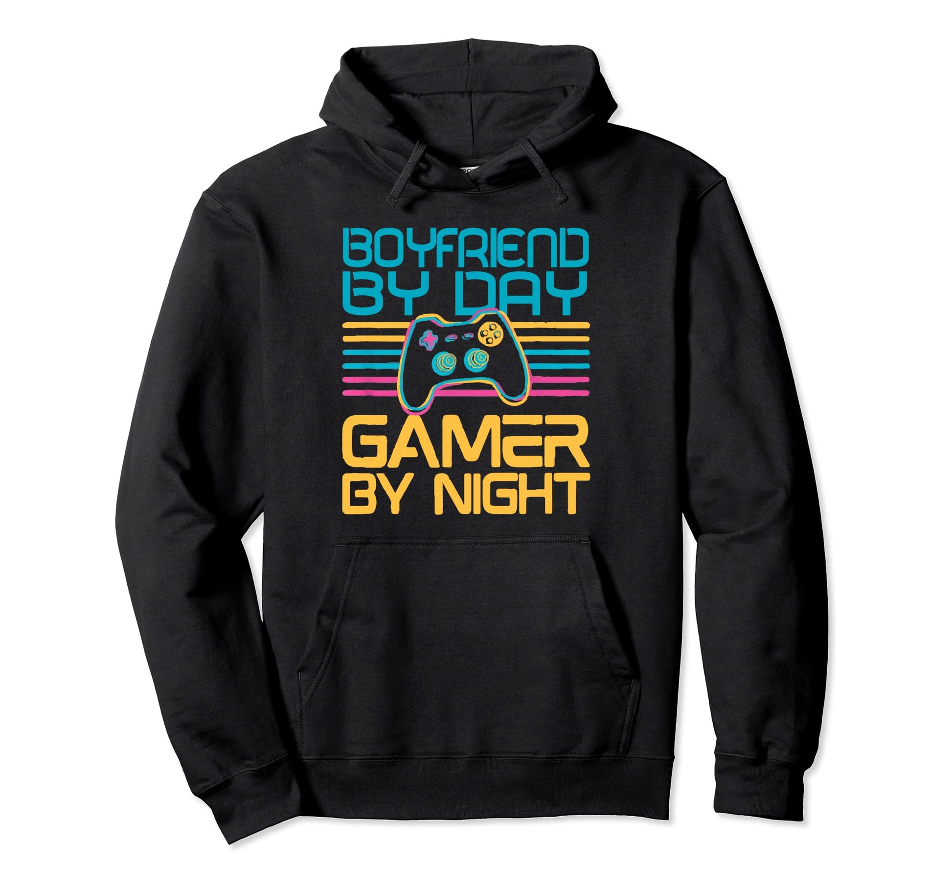 Boyfriend Game Gamer Night Video Gamer Hoodie - Aesthetic Graphic Unisex - T-Shirt, Sweatshirt, Hoodie