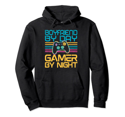 Boyfriend Game Gamer Night Video Gamer Hoodie - Aesthetic Graphic Unisex - T-Shirt, Sweatshirt, Hoodie