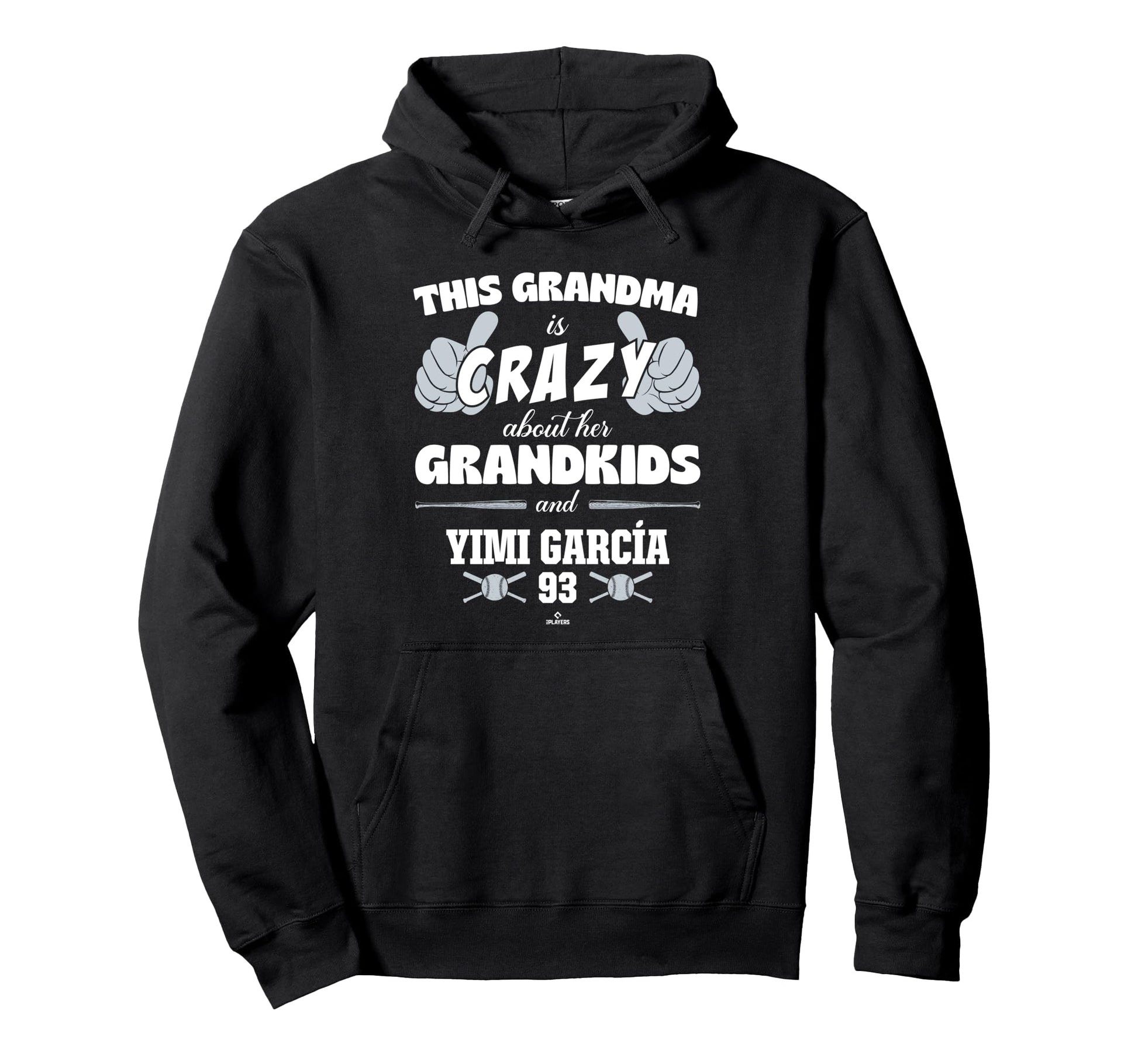 Grandma Crazy Yimi Garc Seattle Baseball Hoodie - Custom Art Print Unisex - T-Shirt, Sweatshirt, Hoodie