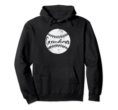 Baseball Grandma Hoodie - Streetwear Style Men Women - T-Shirt, Sweatshirt, Hoodie