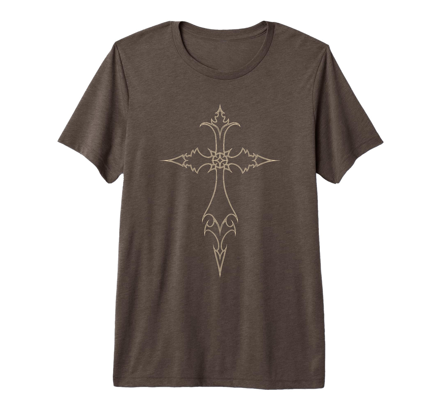 Y2K 90S Goth Cross Grunge Alt Emo Tri T-Shirt - Unique Graphic Men Women - T-Shirt, Sweatshirt, Hoodie