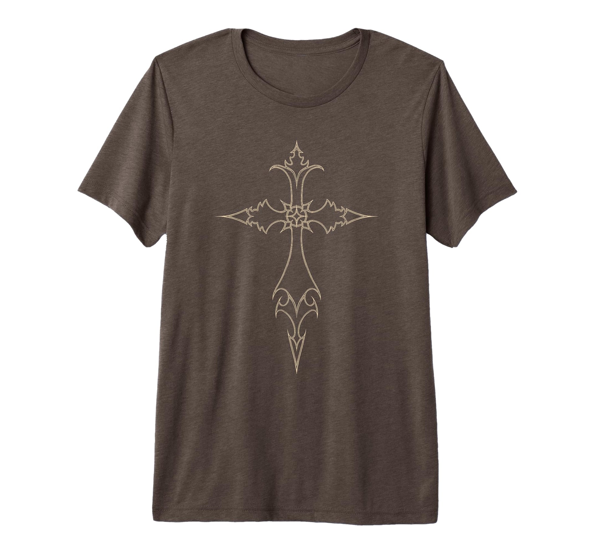 Y2K 90S Goth Cross Grunge Alt Emo Tri T-Shirt - Unique Graphic Men Women - T-Shirt, Sweatshirt, Hoodie