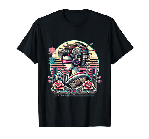 Digital Cyberpunk Vaporwave Harajuku T-Shirt - Minimalist Print Unisex - T-Shirt, Sweatshirt, Hoodie