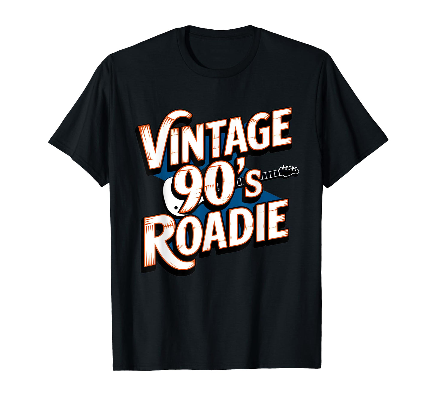 90S Roadie Rock Music Country Grunge T-Shirt - Custom Art Print Men Women - T-Shirt, Sweatshirt, Hoodie
