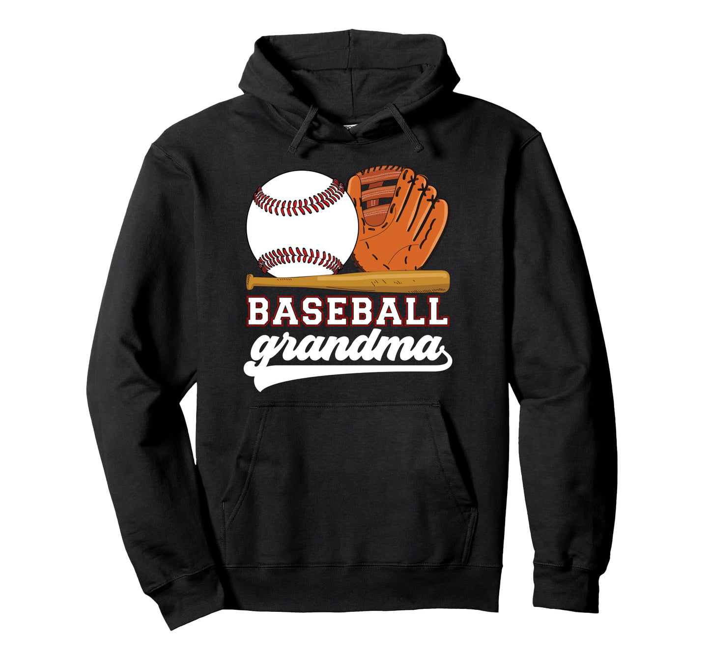 Baseball Grandma Proud Grandma Baseball Hoodie - Minimalist Print Unisex - T-Shirt, Sweatshirt, Hoodie