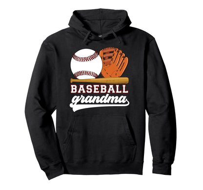 Baseball Grandma Proud Grandma Baseball Hoodie - Minimalist Print Unisex - T-Shirt, Sweatshirt, Hoodie