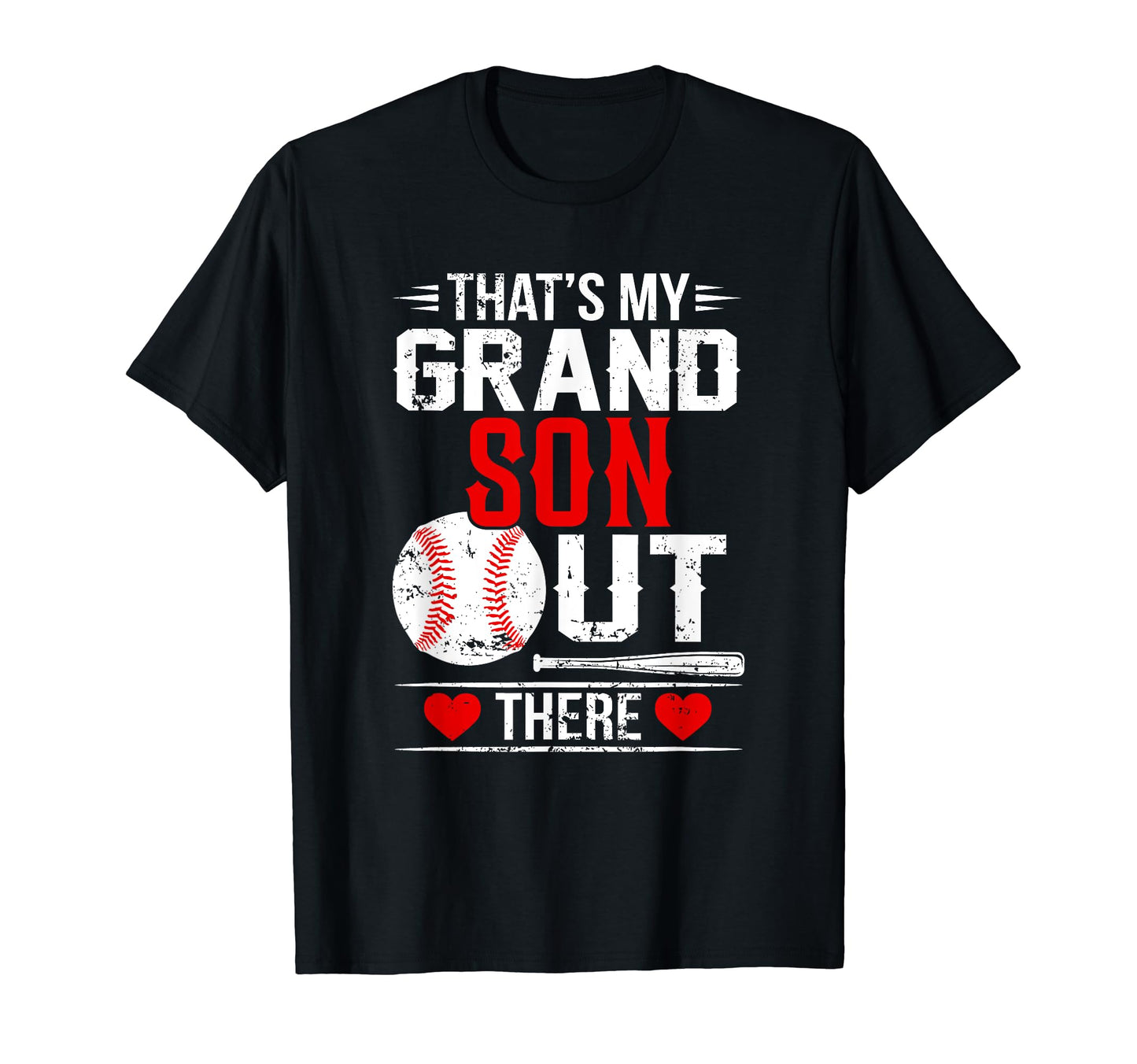 Thats My Grandson Out There Baseball T-Shirt - Minimalist Print Unisex - T-Shirt, Sweatshirt, Hoodie