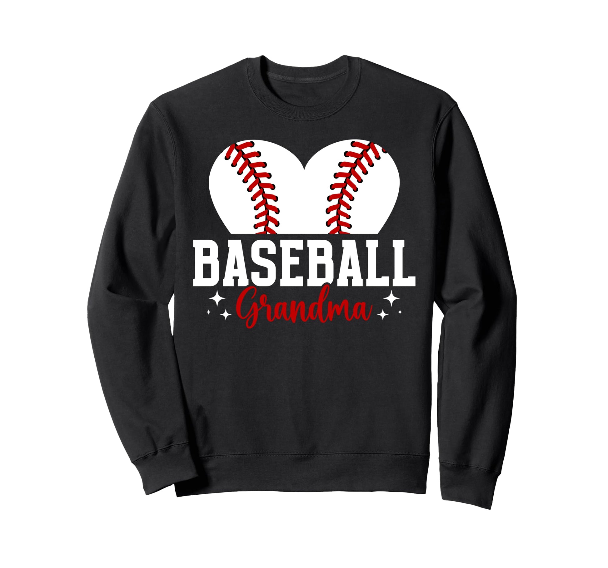 Baseball Grandma Baseball Player Sweatshirt - Graphic Print for Adults - T-Shirt, Sweatshirt, Hoodie