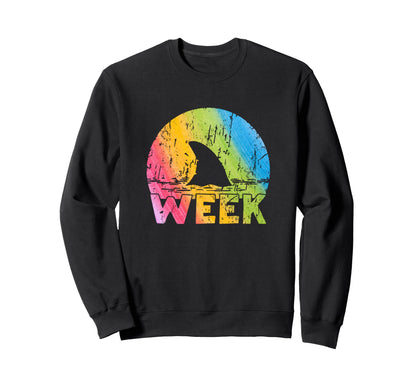 Shark Ocean Wildlife Week Summer Sweatshirt - Aesthetic Graphic for Adults - T-Shirt, Sweatshirt, Hoodie