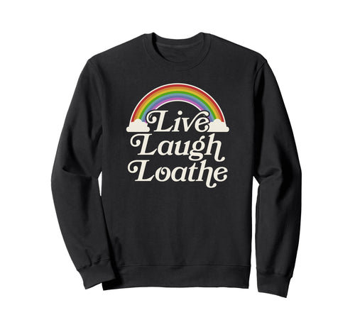 Funny Goth Gothic Parody Rainbow Sweatshirt - Fun Novelty Design Unisex - T-Shirt, Sweatshirt, Hoodie