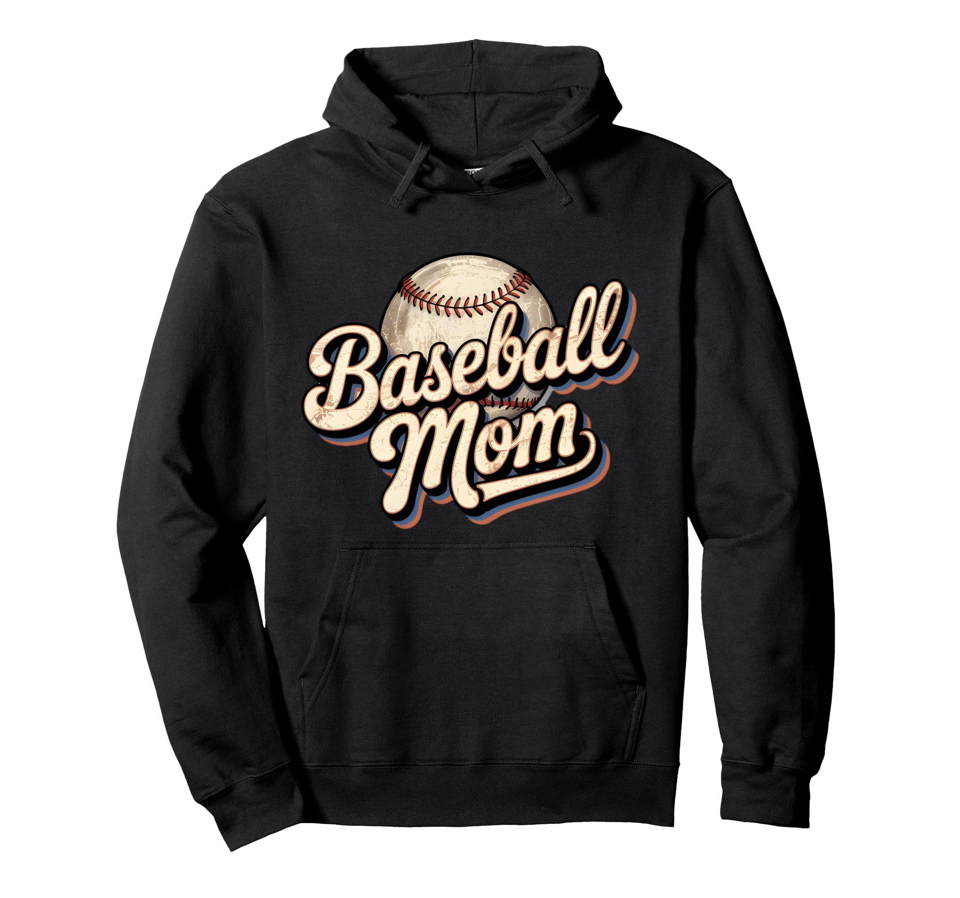 Baseball Mom Funny Sports Support Hoodie - Fun Novelty Design Unisex - T-Shirt, Sweatshirt, Hoodie