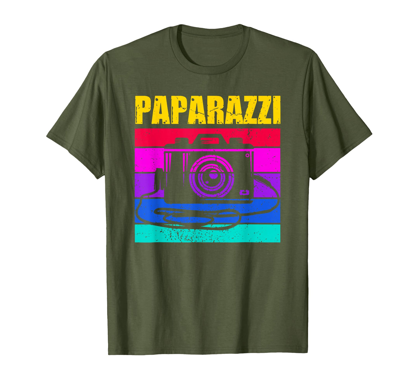 Paparazzi Camera Lover Photographer T-Shirt - Custom Art Print Men Women - T-Shirt, Sweatshirt, Hoodie