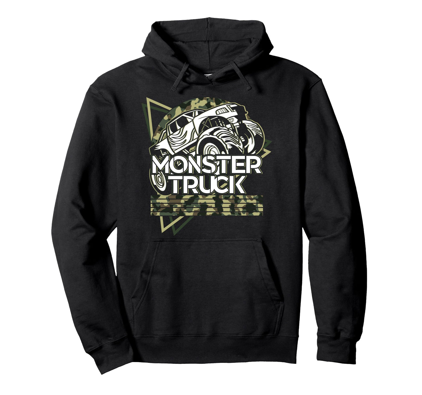 Vaporwave Aesthetic Monster Truck Hoodie - Fun Novelty Design for Adults - T-Shirt, Sweatshirt, Hoodie