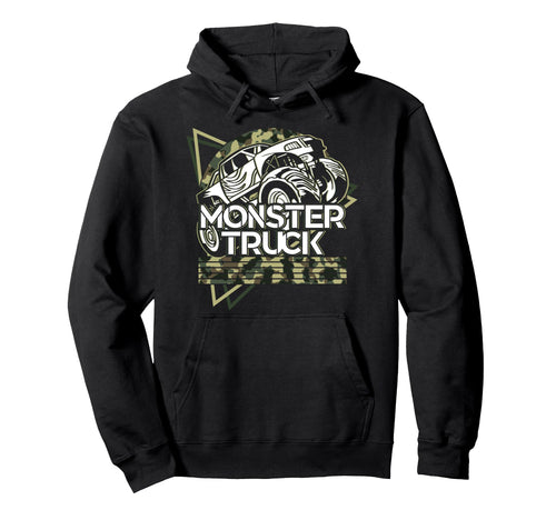 Vaporwave Aesthetic Monster Truck Hoodie - Fun Novelty Design for Adults - T-Shirt, Sweatshirt, Hoodie