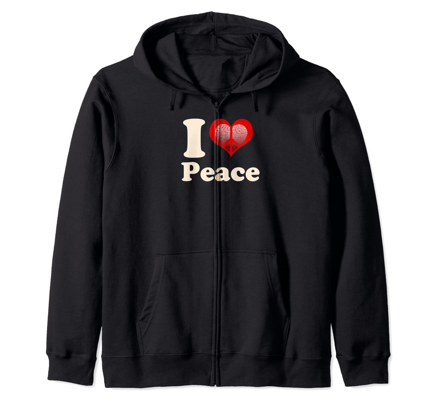 Peace Love Heart T-Shirt - Unique Graphic Men Women - T-Shirt, Sweatshirt, Hoodie