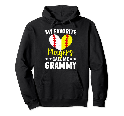 Favorite Players Call Me Grammy Hoodie - Casual Everyday Wear Unisex - T-Shirt, Sweatshirt, Hoodie
