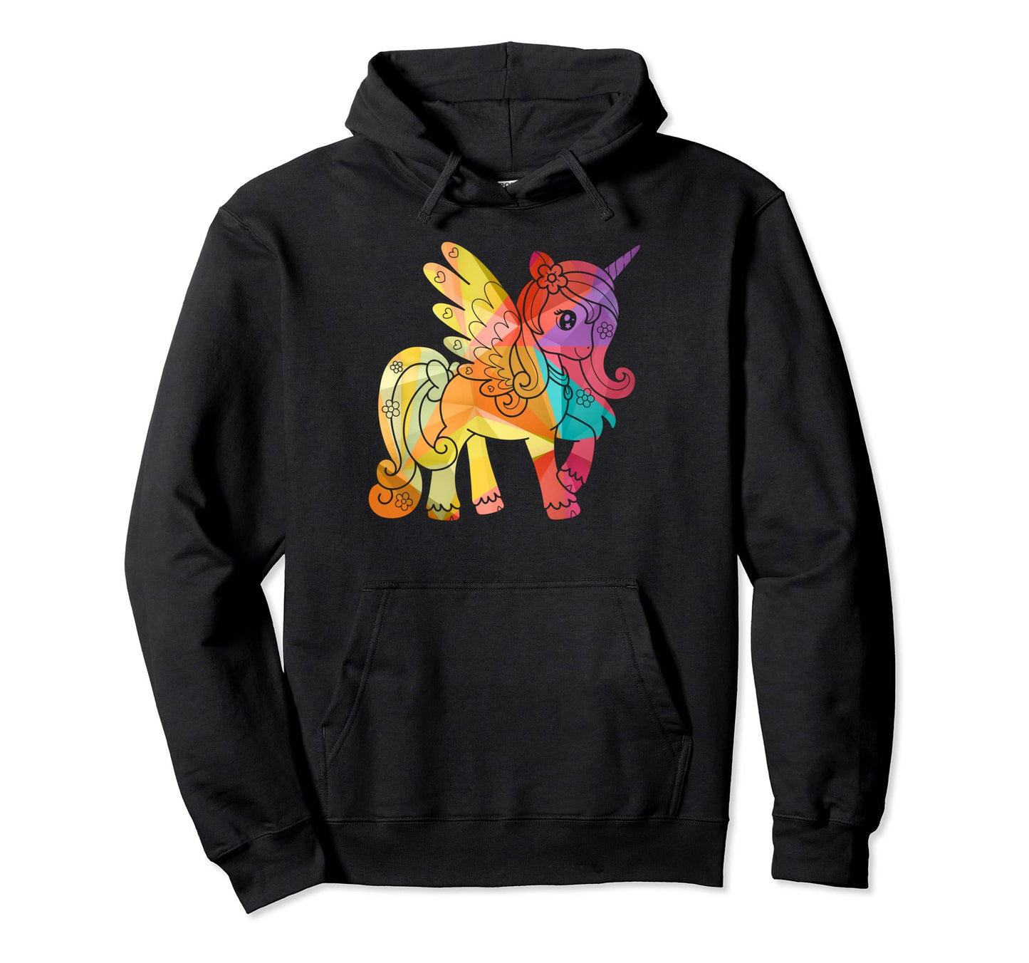 Unicorn Funny Unicorns Rainbow Hoodie - Casual Everyday Wear for Adults - T-Shirt, Sweatshirt, Hoodie