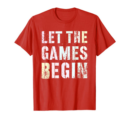 Draft Day Let Games Begin Fantasy T-Shirt - Trendy Graphic Men Women - T-Shirt, Sweatshirt, Hoodie