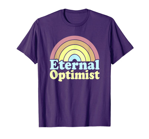 Eternal Optimist Rainbow Pastel T-Shirt - Streetwear Style for Adults - T-Shirt, Sweatshirt, Hoodie