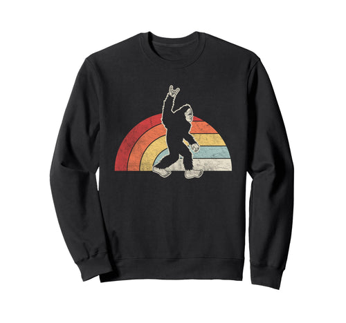 Bigfoot Silhouette Rainbow Sweatshirt - Unique Graphic for Adults - T-Shirt, Sweatshirt, Hoodie
