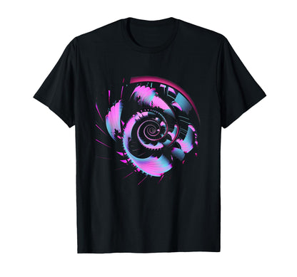 Fibonacci Sequence Flower Vaporwave T-Shirt - Unique Graphic for Adults - T-Shirt, Sweatshirt, Hoodie