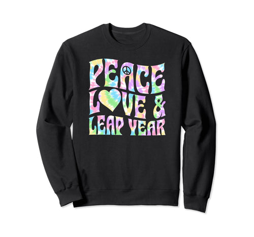 Tie Dye Heart Peace Sign Peace Sweatshirt - Aesthetic Graphic for Adults - T-Shirt, Sweatshirt, Hoodie