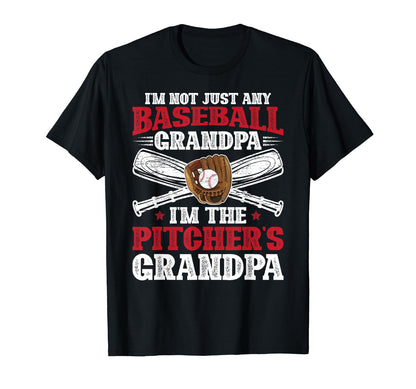 Im Baseball Pitcher Grandpa Baseball T-Shirt - Unique Graphic Unisex - T-Shirt, Sweatshirt, Hoodie