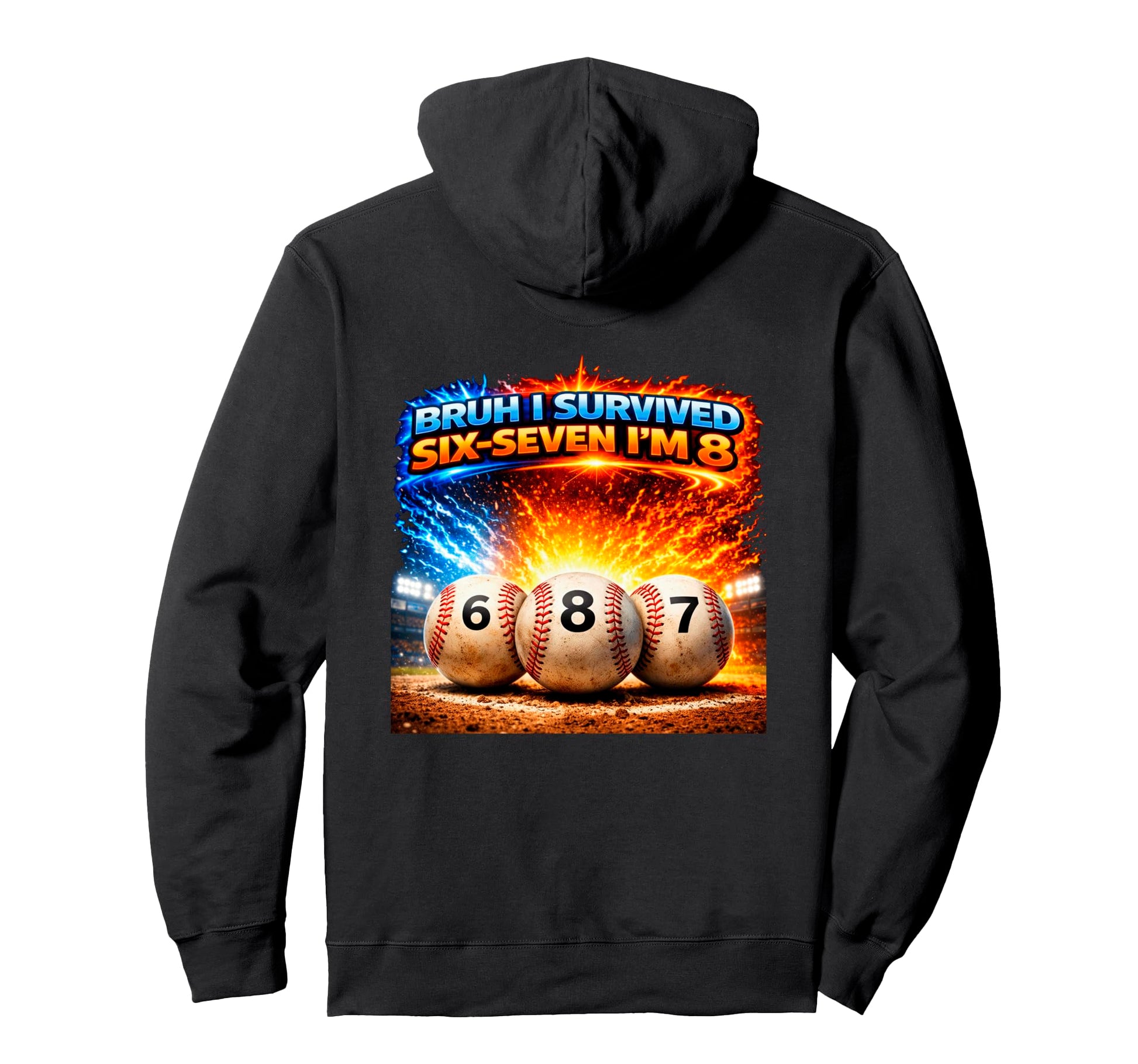 8Th Birthday Baseball I M 8 Year Old Hoodie - Streetwear Style Men Women - T-Shirt, Sweatshirt, Hoodie