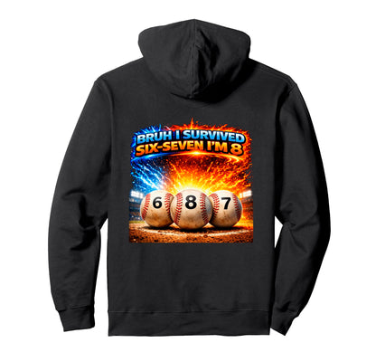 8Th Birthday Baseball I M 8 Year Old Hoodie - Streetwear Style Men Women - T-Shirt, Sweatshirt, Hoodie