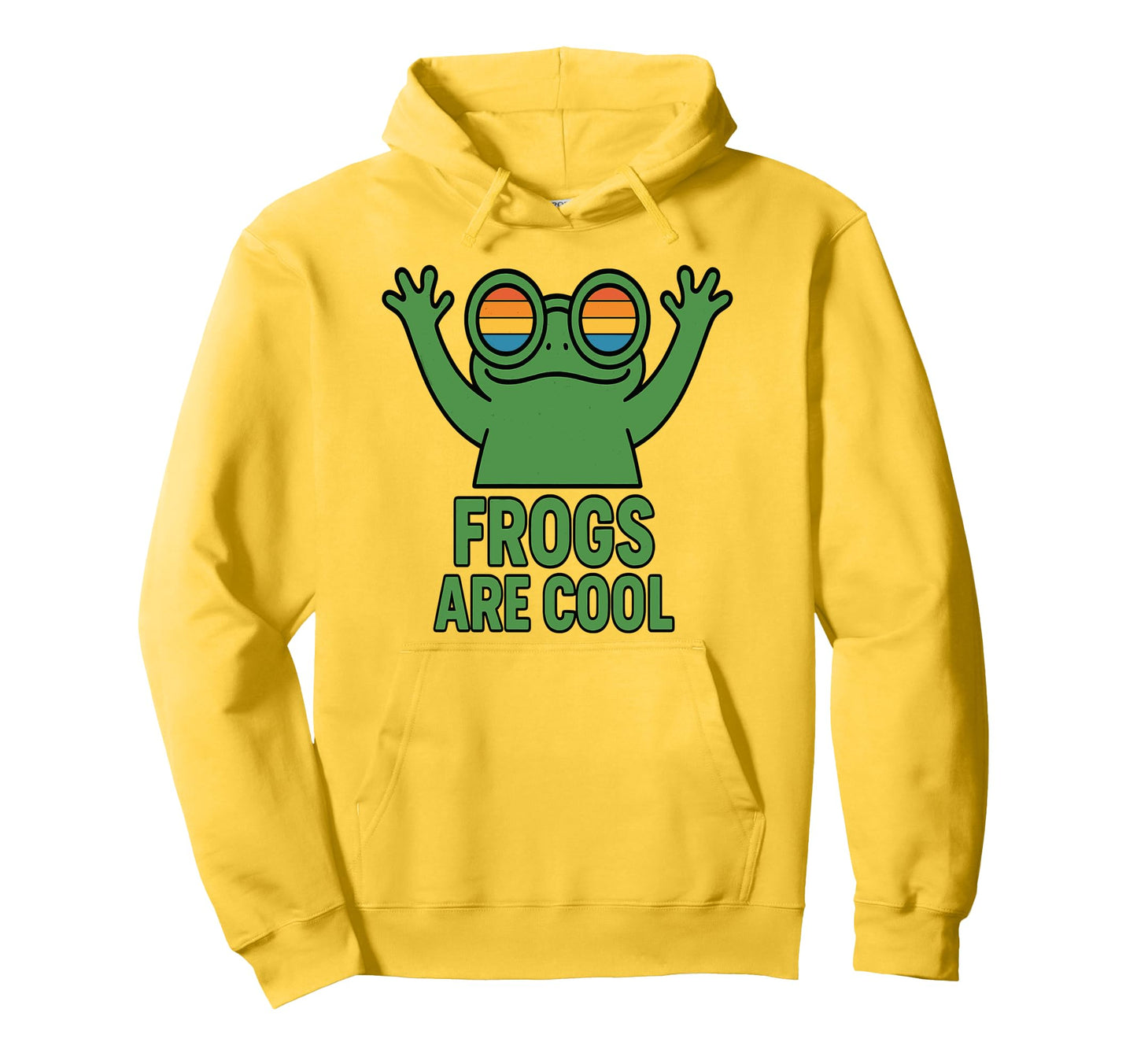 Frogs Are Aesthetic Funny Frog Hoodie - Minimalist Print for Adults - T-Shirt, Sweatshirt, Hoodie