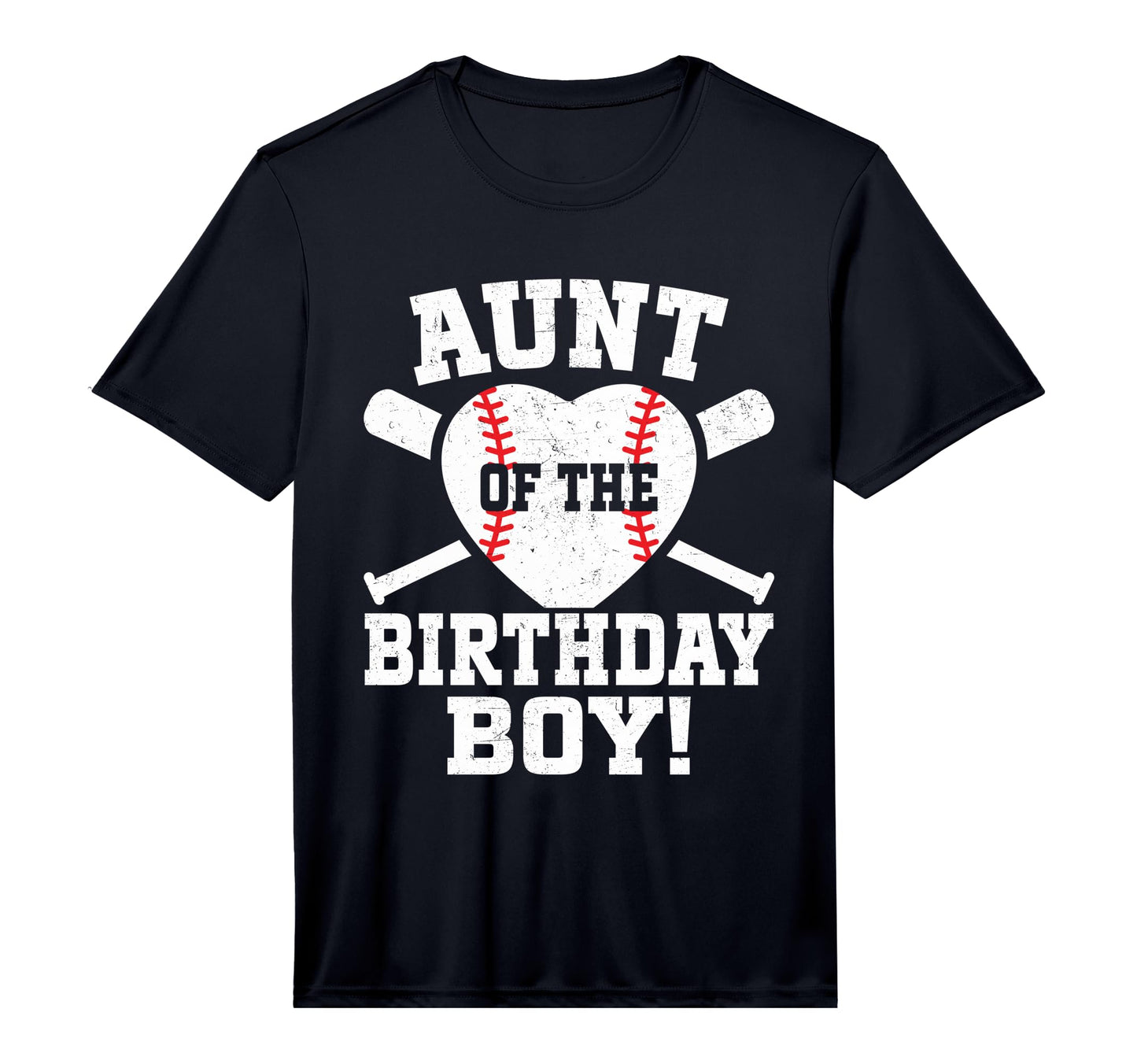 Aunt Birthday Baseball Birthday Matching T-Shirt - Graphic Print Unisex - T-Shirt, Sweatshirt, Hoodie