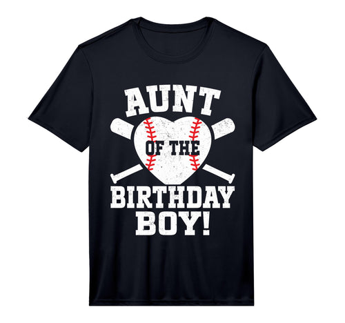 Aunt Birthday Baseball Birthday Matching T-Shirt - Graphic Print Unisex - T-Shirt, Sweatshirt, Hoodie