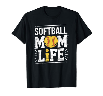 Baseball Sports Game Lover Mother T-Shirt - Fun Novelty Design for Adults - T-Shirt, Sweatshirt, Hoodie
