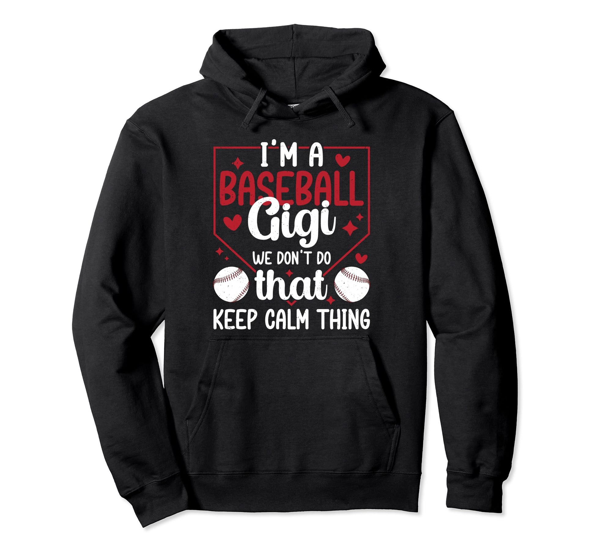 Im Baseball Gigi Grandma Gigi Hoodie - Aesthetic Graphic for Adults - T-Shirt, Sweatshirt, Hoodie