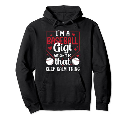 Im Baseball Gigi Grandma Gigi Hoodie - Aesthetic Graphic for Adults - T-Shirt, Sweatshirt, Hoodie