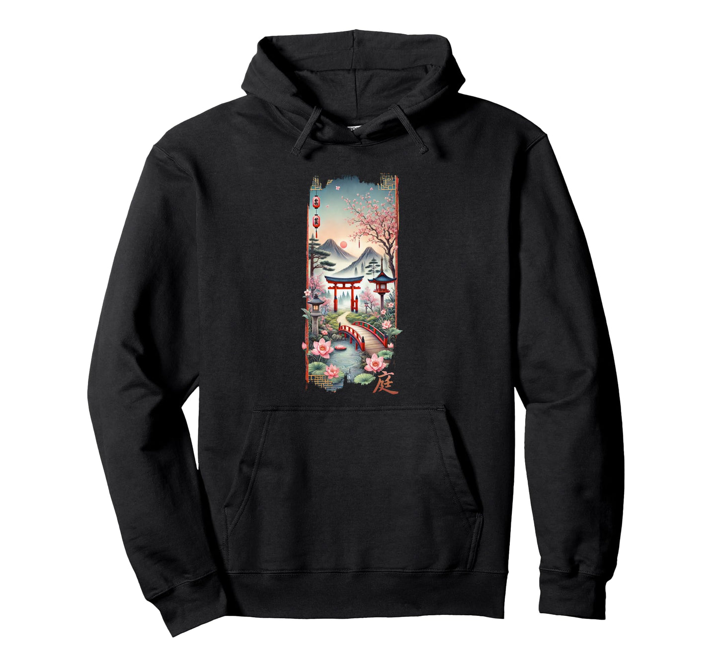 Japan Pure Culture Japanese 90S Cherry Hoodie - Minimalist Print Men Women - T-Shirt, Sweatshirt, Hoodie