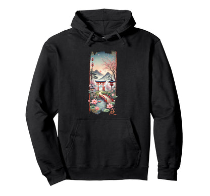 Japan Pure Culture Japanese 90S Cherry Hoodie - Minimalist Print Men Women - T-Shirt, Sweatshirt, Hoodie