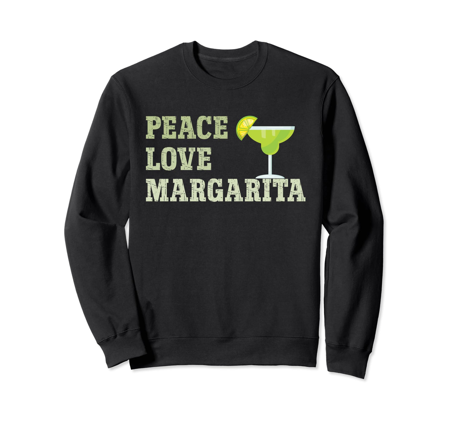 Funny Cinco De Mayo Mexican Peace Love Sweatshirt - Novelty Apparel Unisex - T-Shirt, Sweatshirt, Hoodie