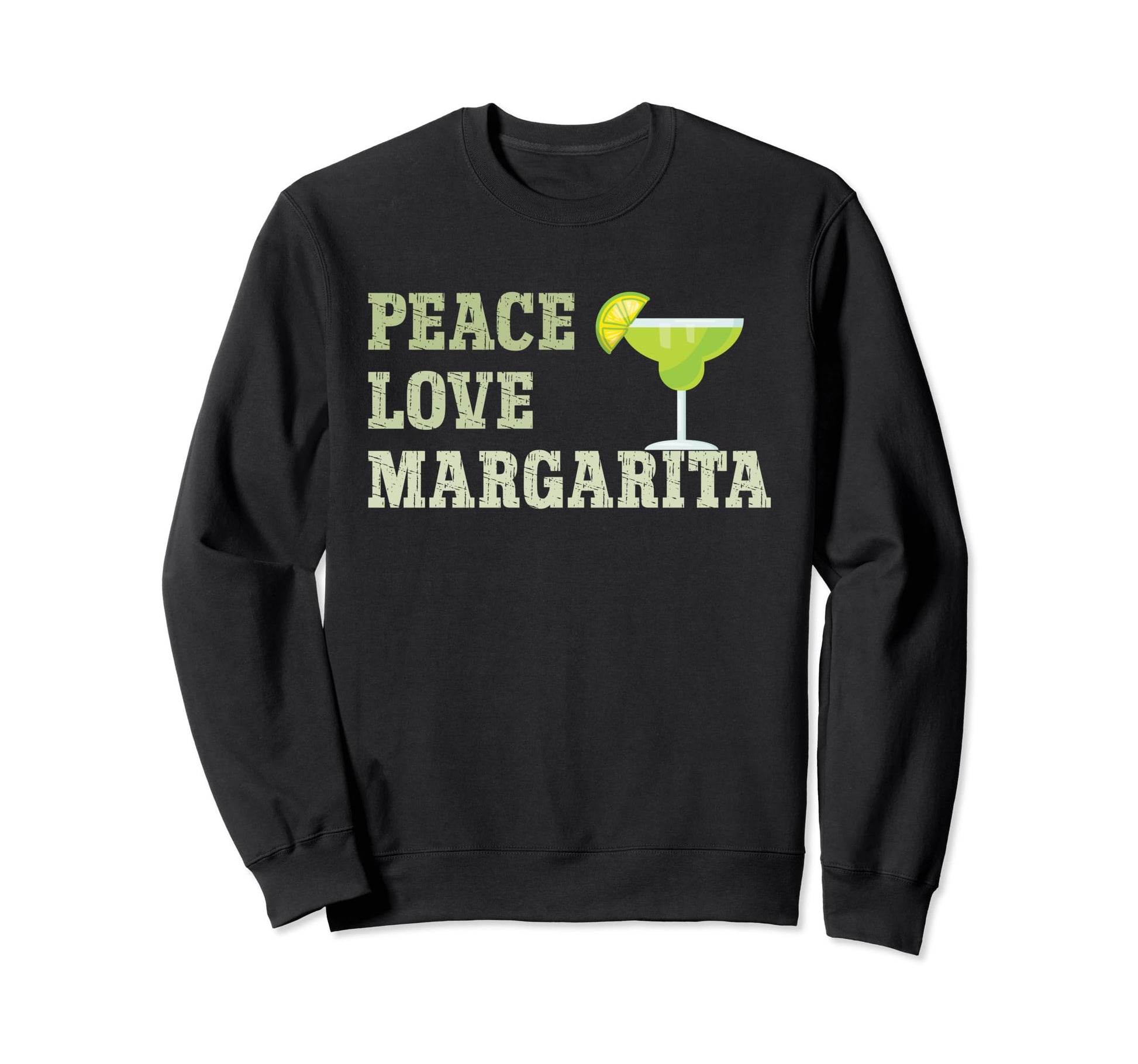 Funny Cinco De Mayo Mexican Peace Love Sweatshirt - Novelty Apparel Unisex - T-Shirt, Sweatshirt, Hoodie