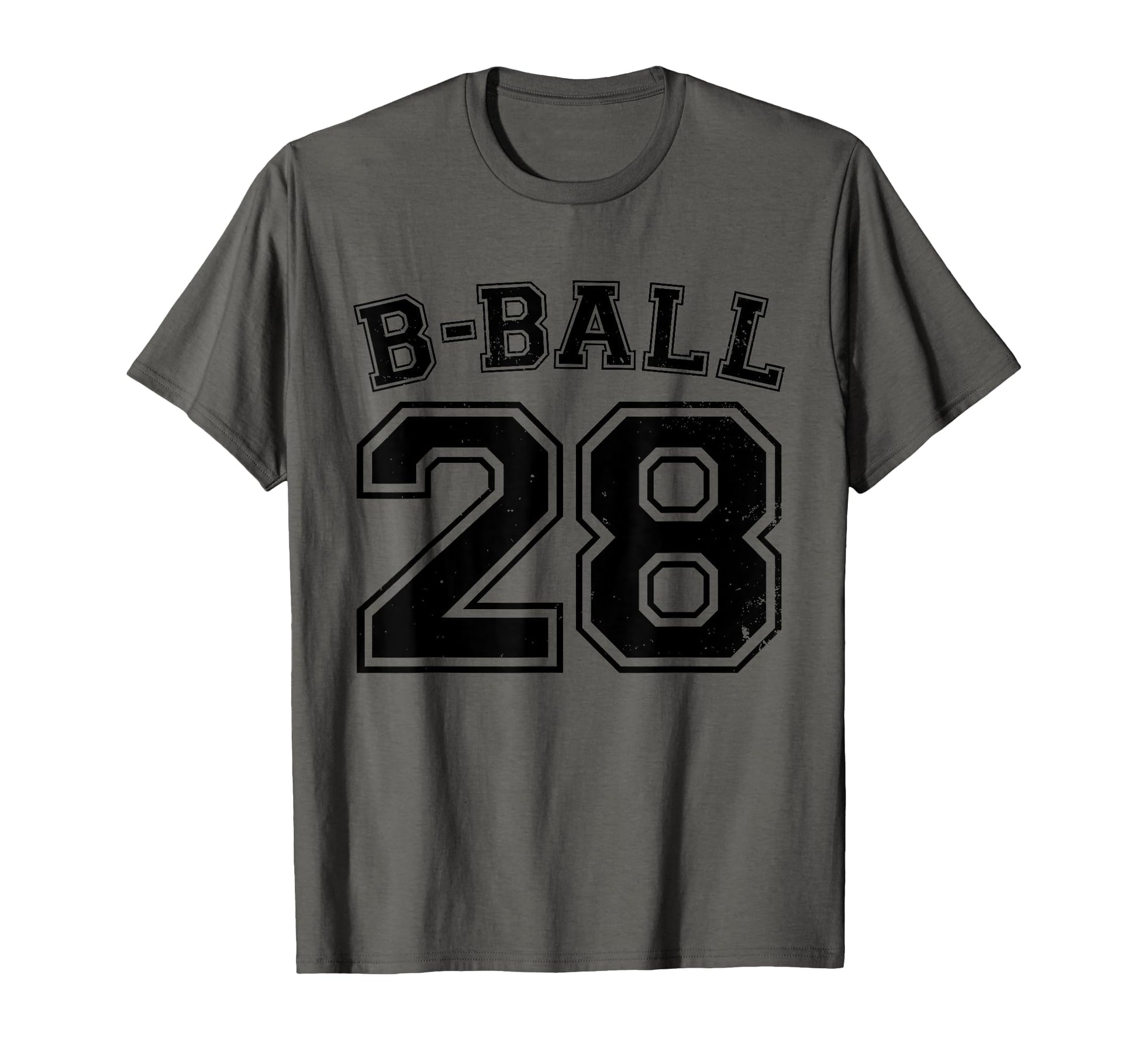 B Ball Basketball Player Number 28 T-Shirt - Aesthetic Graphic Men Women - T-Shirt, Sweatshirt, Hoodie