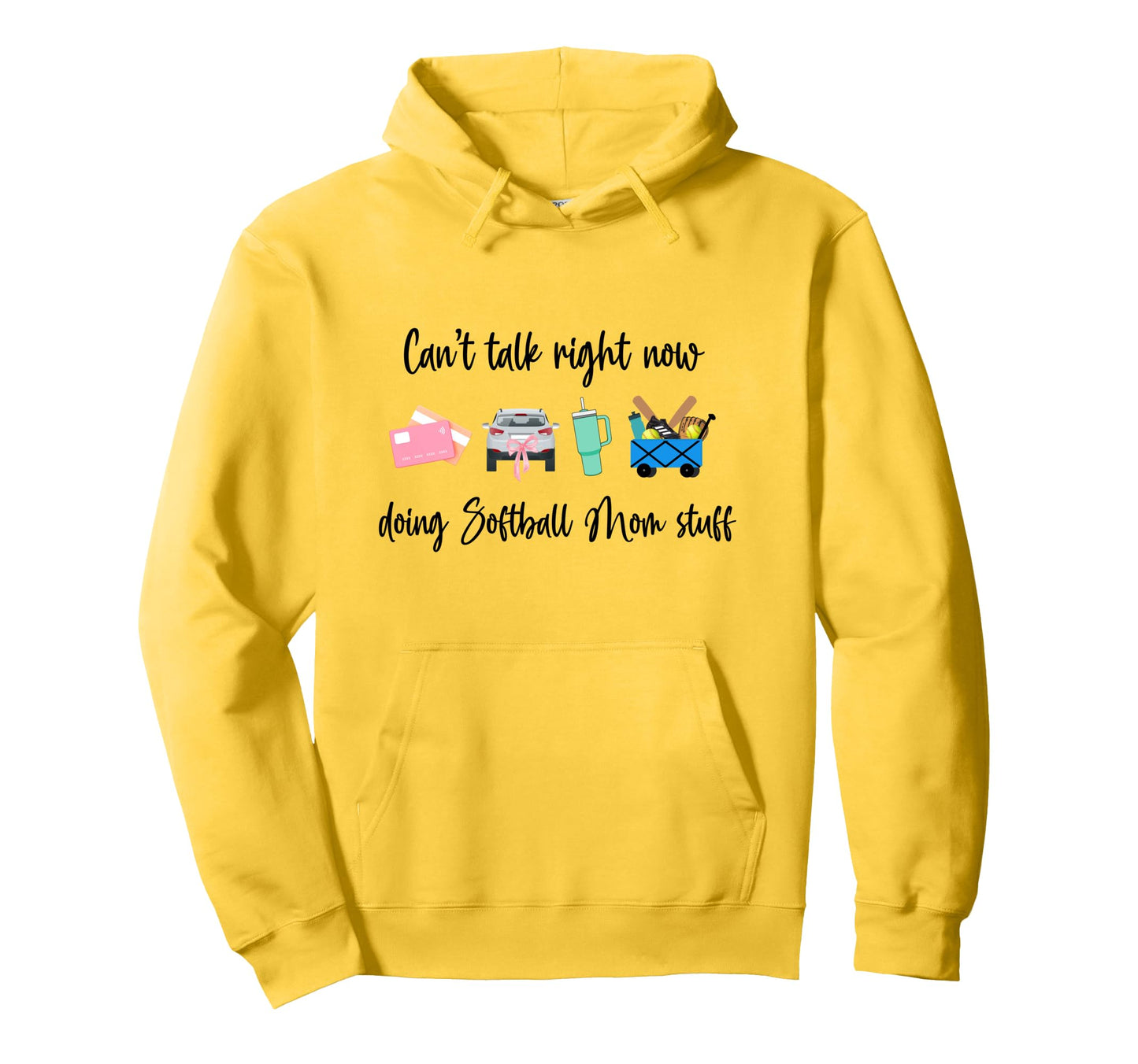Doing Softball Mom Stuff Game Day Hoodie - Aesthetic Graphic Men Women - T-Shirt, Sweatshirt, Hoodie