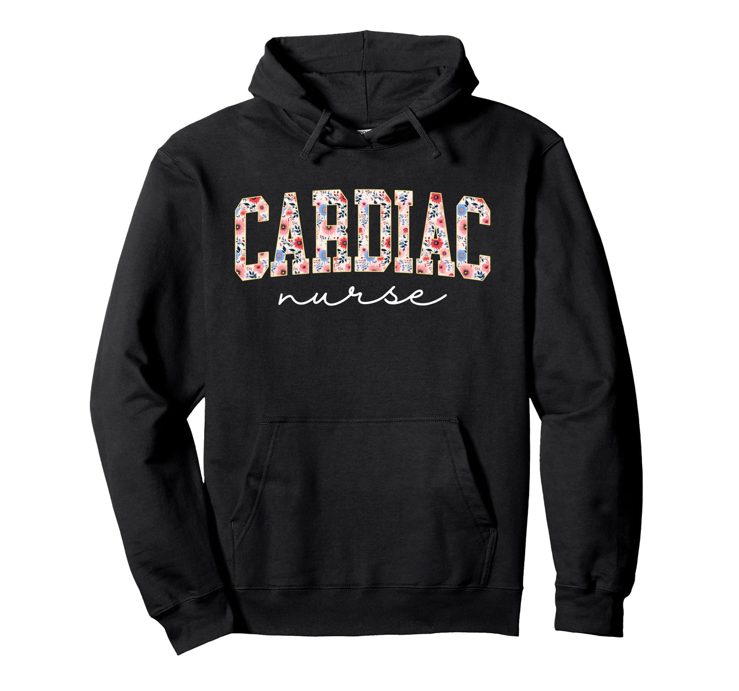 Boho Floral Cardiac Nurse Cardiac Nurse Hoodie - Streetwear Style Unisex - T-Shirt, Sweatshirt, Hoodie