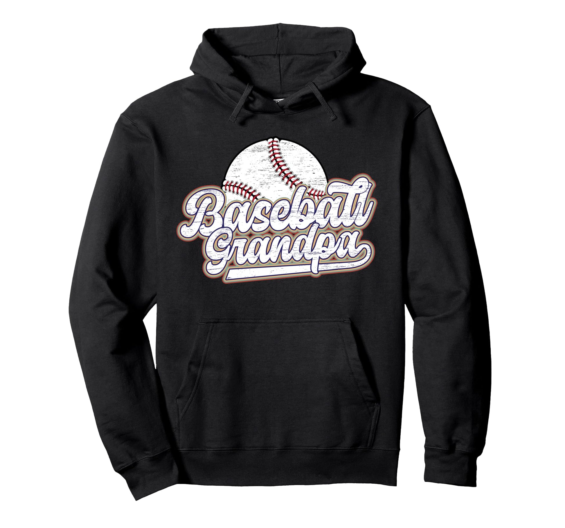 Baseball Grandpa Baseball Player Hoodie - Casual Everyday Wear Unisex - T-Shirt, Sweatshirt, Hoodie