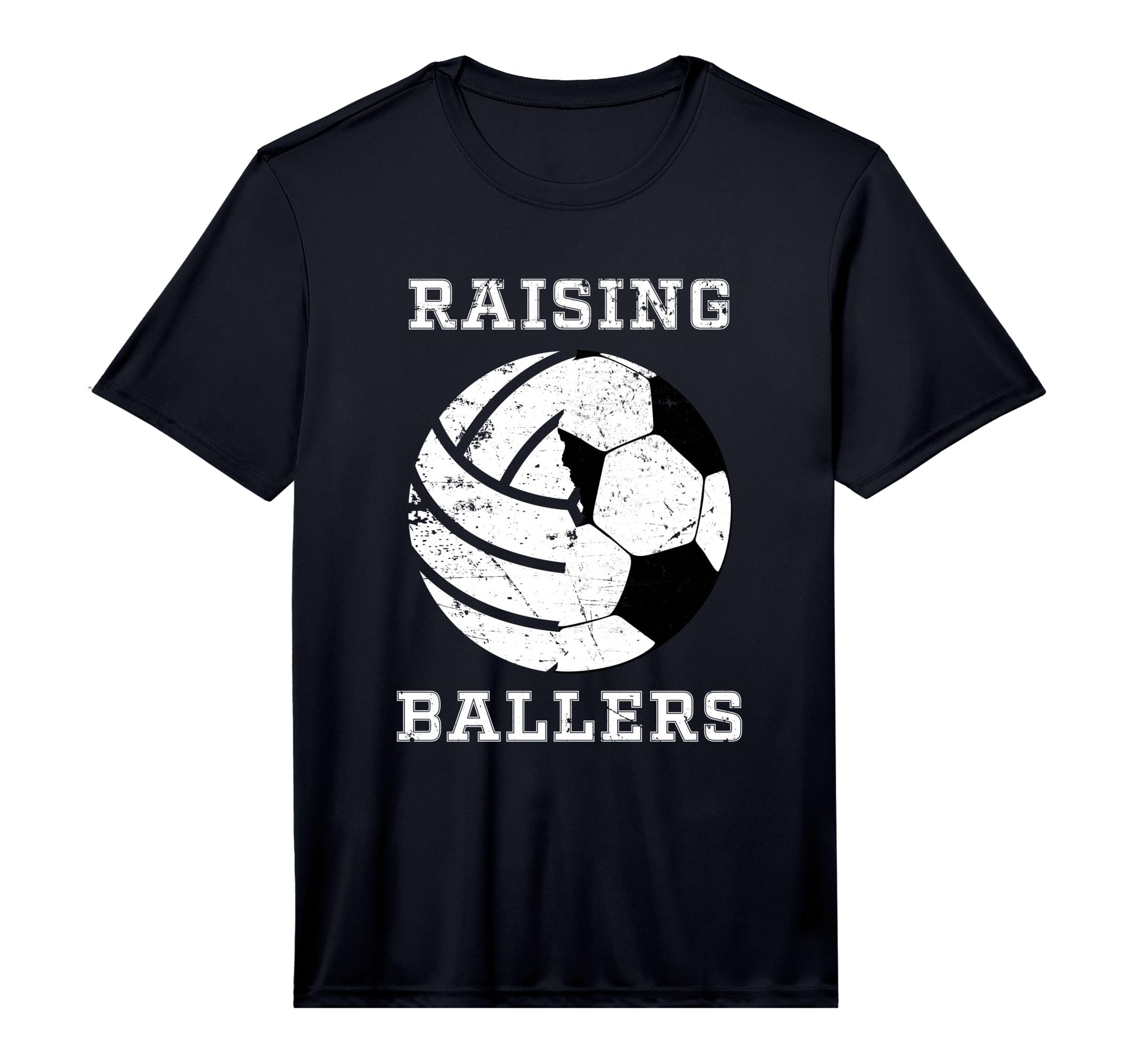 Mens Raising Ballers Soccer T-Shirt - Novelty Apparel for Adults - T-Shirt, Sweatshirt, Hoodie