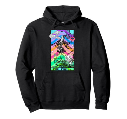 Tarot Card Fool Groovy Trippy Hoodie - Casual Everyday Wear for Adults - T-Shirt, Sweatshirt, Hoodie