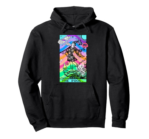 Tarot Card Fool Groovy Trippy Hoodie - Casual Everyday Wear for Adults - T-Shirt, Sweatshirt, Hoodie