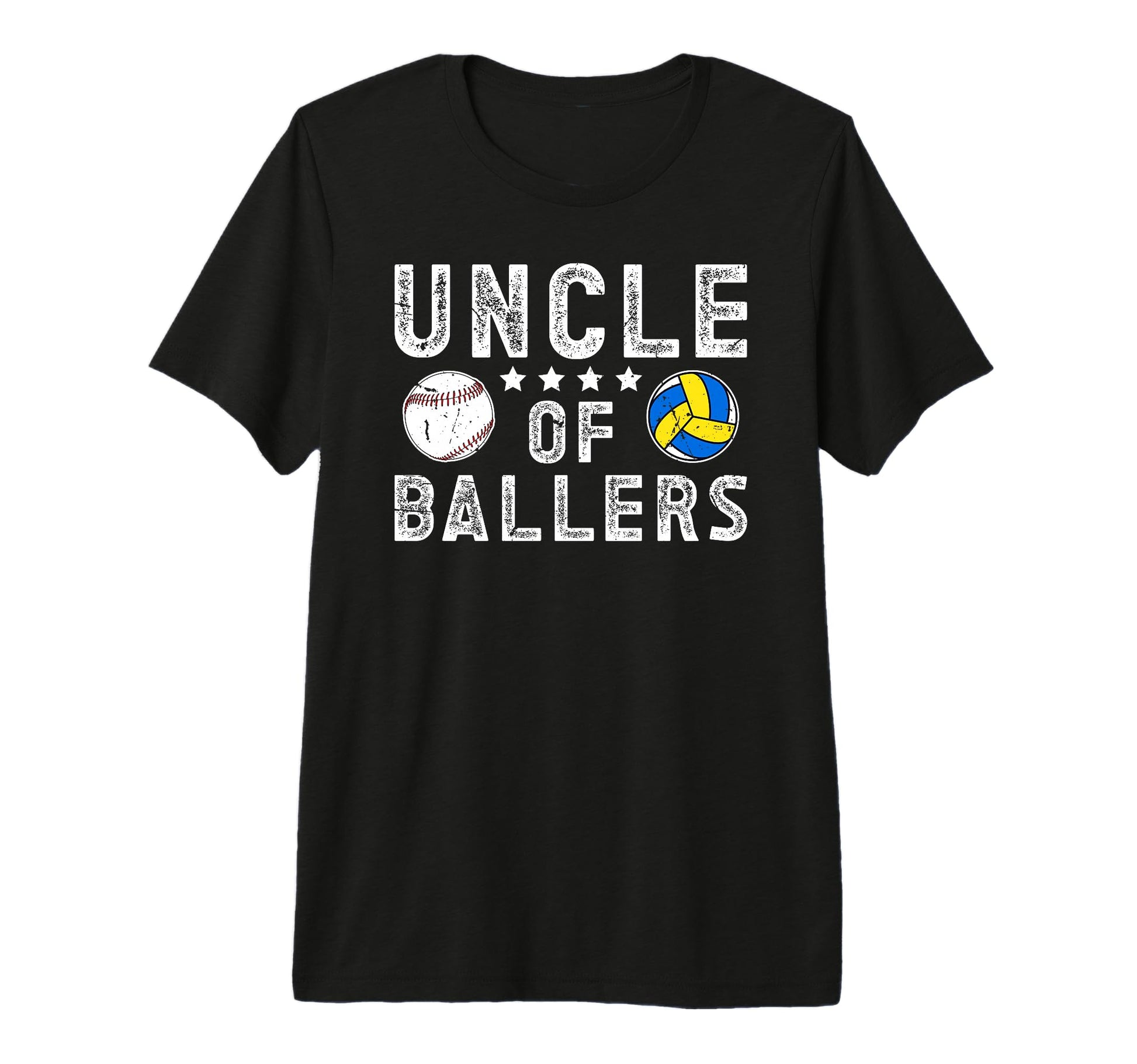 Mens Uncle Ballers Proud Baseball T-Shirt - Custom Art Print for Adults - T-Shirt, Sweatshirt, Hoodie