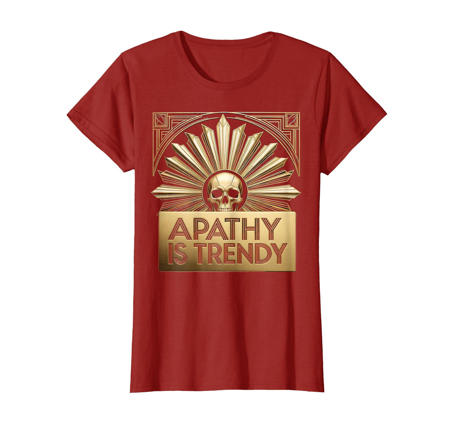 Apathy Is Trendy Grunge Attitude T-Shirt - Minimalist Print Unisex - T-Shirt, Sweatshirt, Hoodie